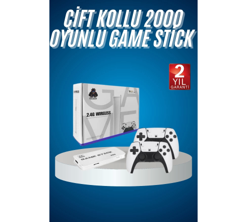 2.4 GHZ Oyun Konsolu Çift Konsol 4K Ultra Hd Game Stick 2.4 GHZ Oyun Konsolu Çift Konsol 4K Ultra Hd Game Stick
