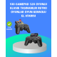 2.4 İnç Ekranlı 500 Oyunlu Taşınabilir Retro Oyun Konsolu, Şarjlı El Tipi Mini Oyun Makinesi, TV Bağlantılı Klasik Oyun Cihazı