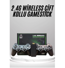2.4g Uyumlu Kablosuz Çift Kol Atari Retro 20000 Oyun Game Stick