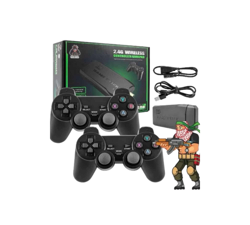 2.4g Uyumlu Kablosuz Çift Kol Atari Retro 20000 Oyun Game Stick 2.4g Uyumlu Kablosuz Çift Kol Atari Retro 20000 Oyun Game Stick