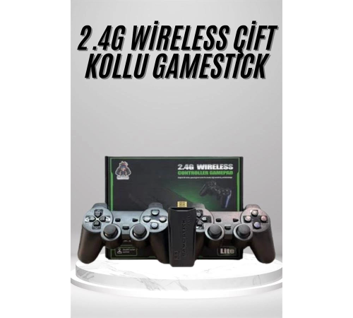 2.4g Uyumlu Kablosuz Çift Kol Atari Retro 20000 Oyun Game Stick 2.4g Uyumlu Kablosuz Çift Kol Atari Retro 20000 Oyun Game Stick