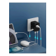 25w Evrensel Seyahat Adaptörü, Eu/us/uk/au Priz Dönüştürücü, 1x Usb, 2x Type-c Hızlı Şarj