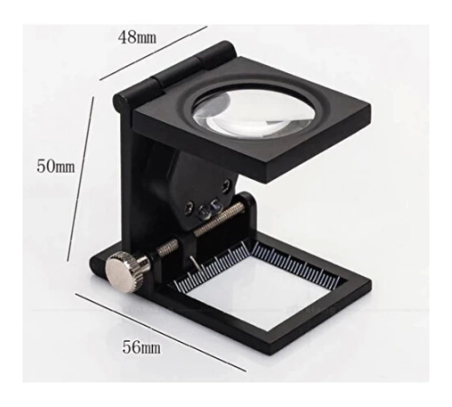 28x28 Mm Katlanır Sayaçlı Metal Lüp, 2 Led Işıklı Büyüteç Tekstil Th9005a 28x28 Mm Katlanır Sayaçlı Metal Lüp, 2 Led Işıklı Büyüteç Tekstil Th9005a