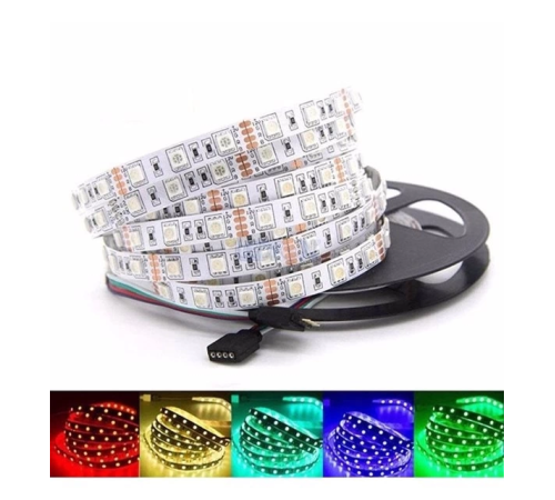 3 Çipli Rgb İç Mekan Şerit Led 5 Metre