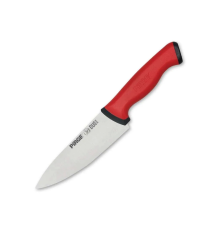 34159 Duo Şef Bıçağı 16 Cm - Kırmızı Kaymaz Sap