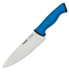 34161 Duo Şef Bıçağı 21 Cm - Mavi Kaymaz Sap