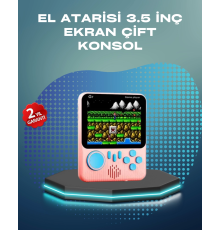 3.5 İnç LCD Ekranlı 666 Oyunlu Taşınabilir Retro Oyun Konsolu