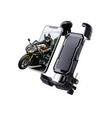 360° Derece Ayarlanabilen Gidon Bağlantılı Bisiklet Motosiklet İçin Abs 4-7.8″ İnç Telefon Tutucu