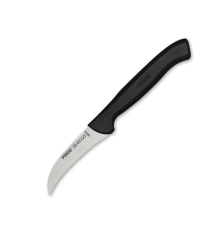 38044 Ecco Kıvrık Eğri Sebze Dekor Bıçağı 7,5 Cm - Siyah