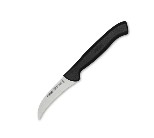 38044 Ecco Kıvrık Eğri Sebze Dekor Bıçağı 7,5 Cm - Siyah 38044 Ecco Kıvrık Eğri Sebze Dekor Bıçağı 7,5 Cm - Siyah