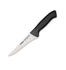 38118 Ecco Kasap Et, Kemik Sıyırma Bıçağı 14,5 Cm - Siyah