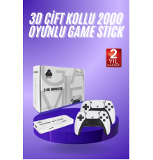 3D 4K HD 2.4G Game Stick 4K Ultra Hd Oyun Konsolu Çift Kollu