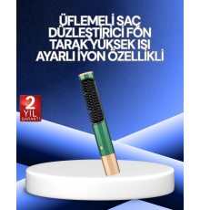 3’ü 1 Arada Saç Şekillendirme Seti – Kurutma, Düzleştirme, Tarama