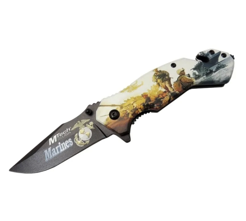 4 23 2 Marines Kurtarma / Kamp Çakı 20cm - Yarı Otomatik, Kemerlikli, Cam Kırma Ve İp Kesme Aparatlı 4 23 2 Marines Kurtarma / Kamp Çakı 20cm - Yarı Otomatik, Kemerlikli, Cam Kırma Ve İp Kesme Aparatlı