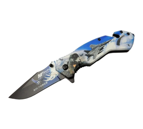 4 23 4 Air Force Kurtarma / Kamp Çakı 20cm - Yarı Otomatik, Kemerlikli, Cam Kırma Ve İp Kesme Aparatlı 4 23 4 Air Force Kurtarma / Kamp Çakı 20cm - Yarı Otomatik, Kemerlikli, Cam Kırma Ve İp Kesme Aparatlı
