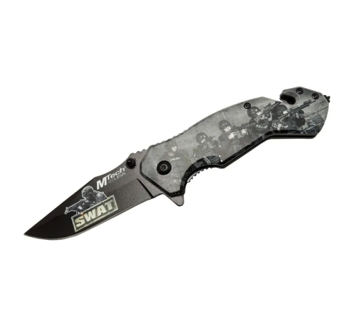 4 23 6 Swat Kurtarma / Kamp Çakı 20cm - Yarı Otomatik, Kemerlikli, Cam Kırma Ve İp Kesme Aparatlı 4 23 6 Swat Kurtarma / Kamp Çakı 20cm - Yarı Otomatik, Kemerlikli, Cam Kırma Ve İp Kesme Aparatlı
