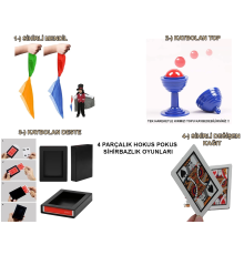 439lü Sihirbazlık Seti – Hokus Pokus Sihirli Numara Seti