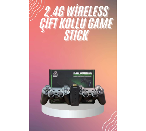 4k Game Stick Oyun Konsolu 2.4g Kablosuz Çift Kol Nostaljik Oyunlar 4k Game Stick Oyun Konsolu 2.4g Kablosuz Çift Kol Nostaljik Oyunlar