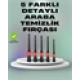 5'li Araç Temizlik Fırça Seti-Detaylı Temizlik İçin Çok Amaçlı Fırçalar