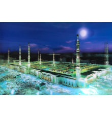 3 Boyutlu Resim  Ekstra Çözünürlüğe Sahip Medine Resmi Tablosu 40x60 Cm