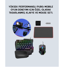 5in1 BT5.3 Mobil Oyun Kiti Klavye Mouse Dönüştürücü Seti (Kopya)