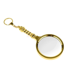 5x90mm Tüm Metal Altın Renkli, Hediye Büyüteç,optik Lensler Ile Çinko Alaşım Metal Çerçeve