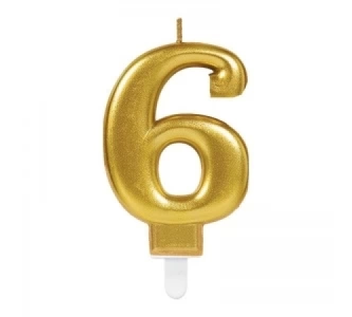 6 Rakam Mum Gold Renk 6 Rakam Mum Gold Renk
