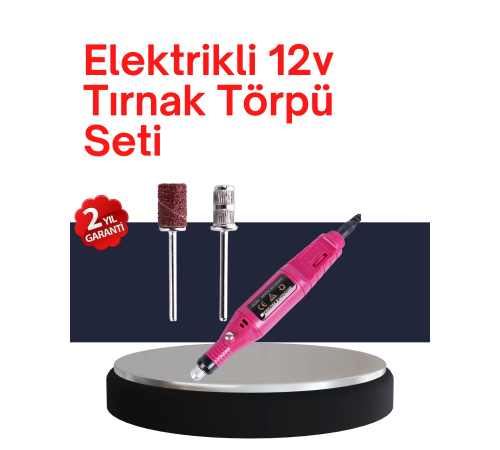 6 Uçlu Elektrikli Manikür Pedikür Seti