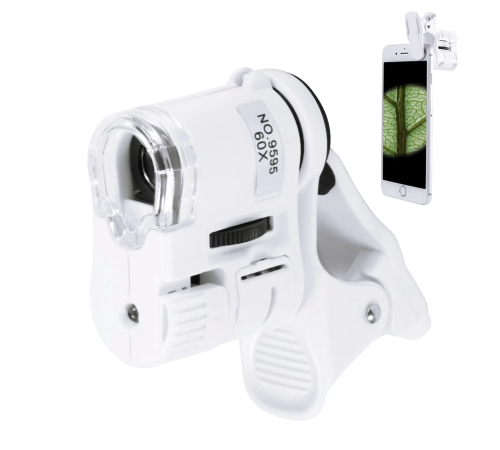 60x Mini Cep Telefonu Için Mandallı Mikroskop Uv Ledli Büyüteç Model Al2431 60x Mini Cep Telefonu Için Mandallı Mikroskop Uv Ledli Büyüteç Model Al2431