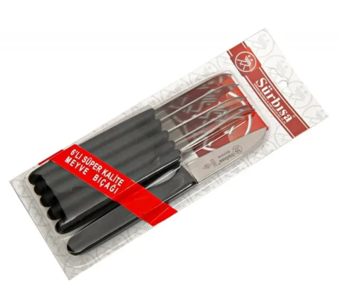 61007 - Sürmene Meyve Bıçağı 7,5 Cm 6 Lı 61007 - Sürmene Meyve Bıçağı 7,5 Cm 6 Lı