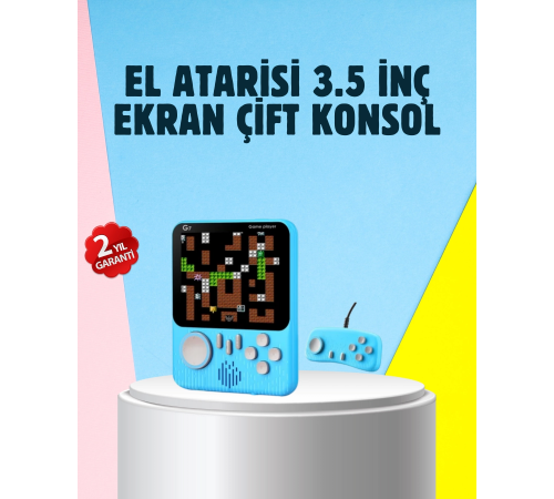 666 Klasik Oyunlu Mini Retro Konsol – Büyük Ekran Desteği