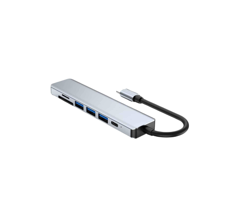 8 Portlu Macbook Çevirici Type C Hub  SD TF USB Çoğaltıcı Ethernet