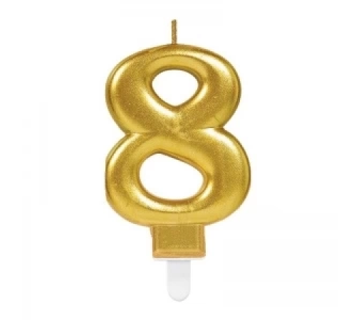 8 Rakam Mum Gold Renk 8 Rakam Mum Gold Renk