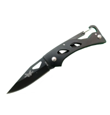A1103b Siyah Kamp Çakı 15 Cm - Kancalı Metal Saplı