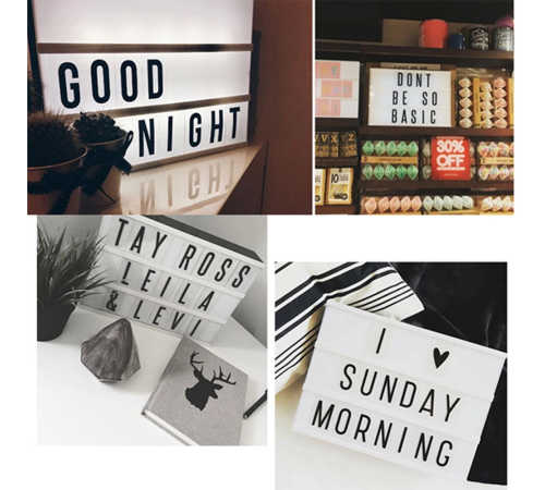 A4 Led Işıklı Yazı Panosu Lightbox A4 Led Işıklı Yazı Panosu Lightbox