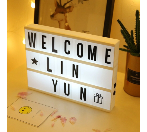 A5 Led Işıklı Yazı Panosu Lightbox A5 Led Işıklı Yazı Panosu Lightbox
