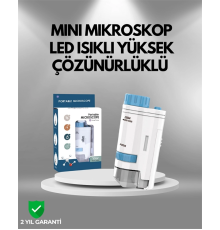 ABS Gövdeli Öğrenci ve Hobi Mikroskobu – Mavi Renk