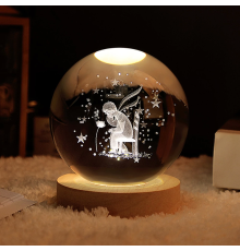 Ahşap Altlıklı Usb'li Gece Lambası