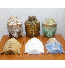 Ahşap Buda Maske 30 Cm Galıleo-22