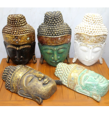 Ahşap Buda Maske 40 Cm Galıleo-23