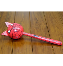 Ahşap Kedili Spiderman Marakas Tekli Polos:24