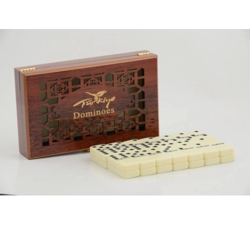 Ahşap Kutulu Domino Oyunu Alk2268 Ahşap Kutulu Domino Oyunu Alk2268