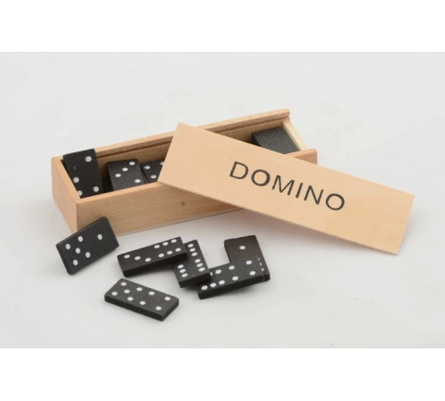 Ahşap Kutulu Domino Oyunu Alk4019