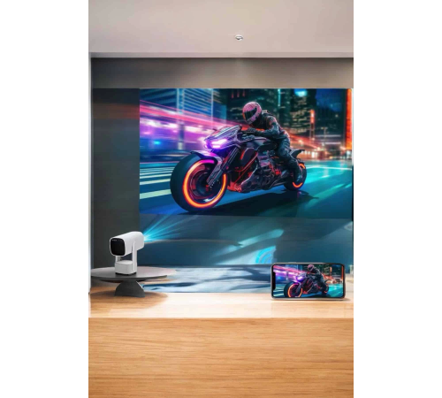 Akıllı Projeksiyon Powerbankli Taşınabilir Sinema Projektörü 4k HD Kaliteli Akıllı Projeksiyon Powerbankli Taşınabilir Sinema Projektörü 4k HD Kaliteli