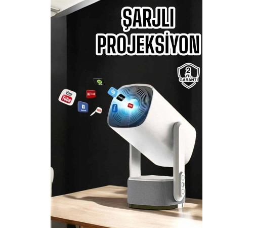 Akıllı Projeksiyon Powerbankli Taşınabilir Sinema Projektörü 4k HD Kaliteli Akıllı Projeksiyon Powerbankli Taşınabilir Sinema Projektörü 4k HD Kaliteli