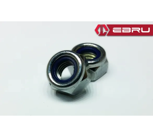 Altıköşe Fiberli Somun M10 - 100 Adet Altıköşe Fiberli Somun M10 - 100 Adet