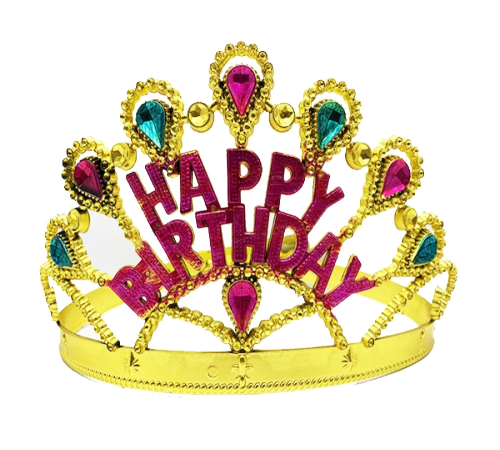 Altın Renk Happy Birthday Yazılı Doğum Günü Tacı 60 Cm Altın Renk Happy Birthday Yazılı Doğum Günü Tacı 60 Cm