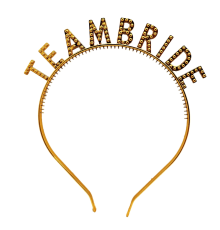 Altın Renk Team Bride Taç – Gelin Ve Nedime Tacı