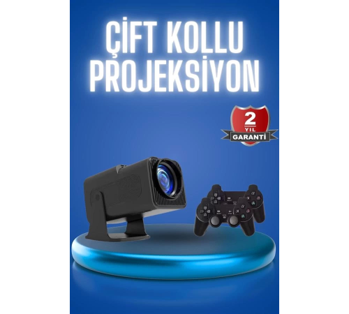 Android Projeksiyon Siyah Taşınabilir Sinema Projektörü 4k 1080p Ev Sineması Bluetooth Android Projeksiyon Siyah Taşınabilir Sinema Projektörü 4k 1080p Ev Sineması Bluetooth