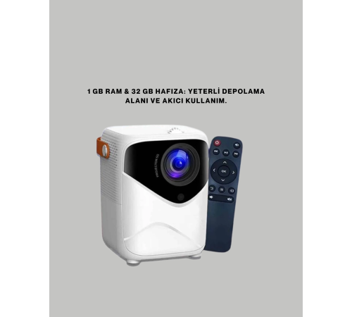 Android Sistemli Mini Projektör – Uygulama Destekli Akıllı Kullanım Android Sistemli Mini Projektör – Uygulama Destekli Akıllı Kullanım